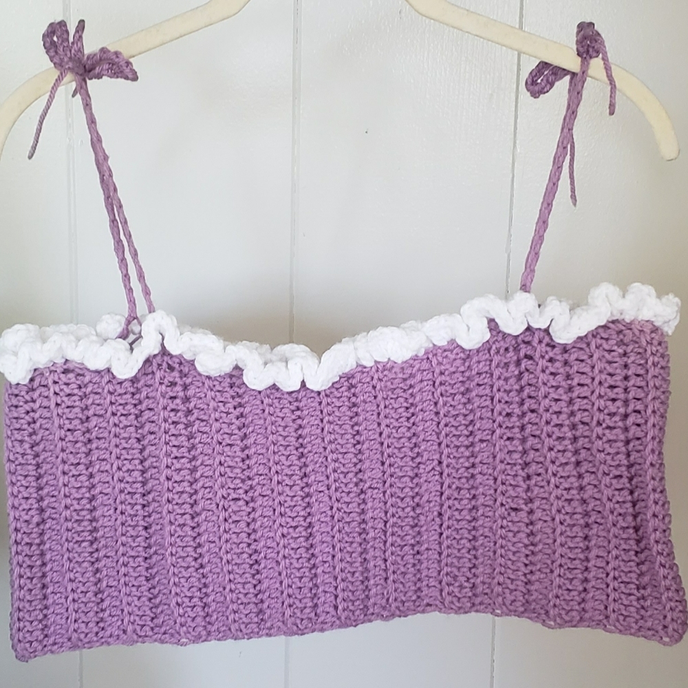 Crochet crop top